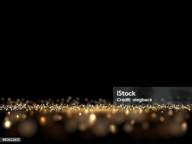 Luxury Golden Glittering Dark Background Vector Vip Background For Posters Banners Or Cards Stock Illustration - Download Image Now