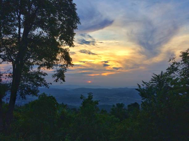 istock Last light of the day at the mountain 883644480