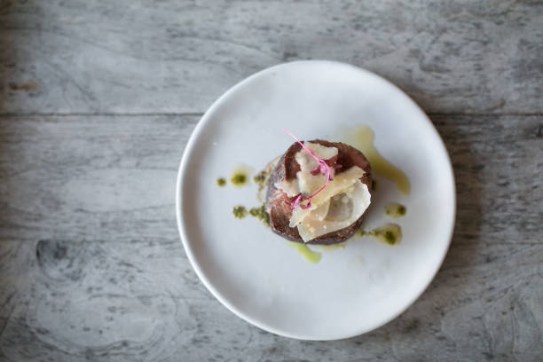 Gourmet fine dining food plated with lots of love