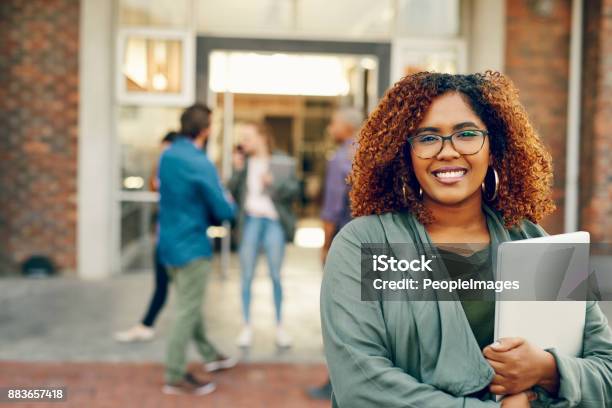 Cant Wait To Get The Semester Started Stock Photo - Download Image Now - University Student, African-American Ethnicity, African Ethnicity