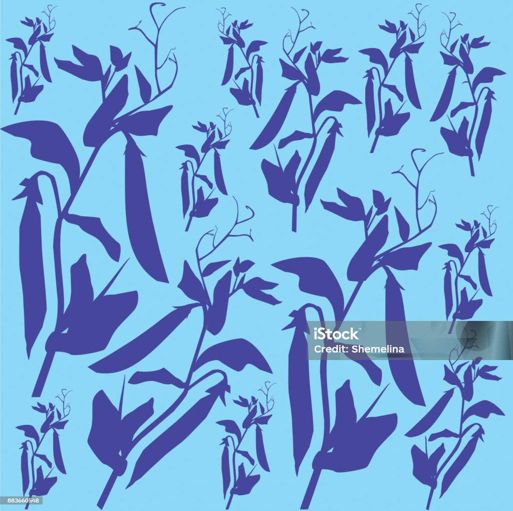 Pean Pattern Pattern With Peas Stock Illustration - Download Image Now - Art ...