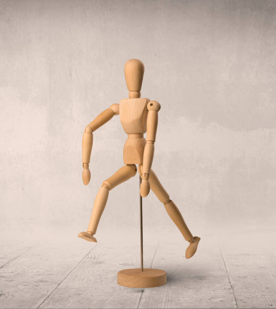 istock Wooden mannequin 883678912