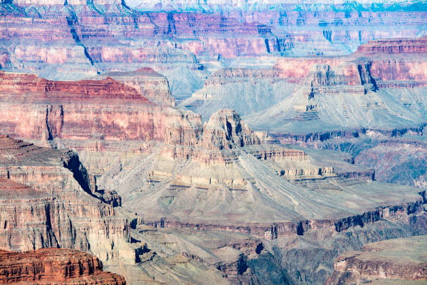 Grand Canyon at the south rim seen during an early morning in November.