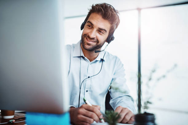 istock Being professional and helpful is his aim and duty 883698092