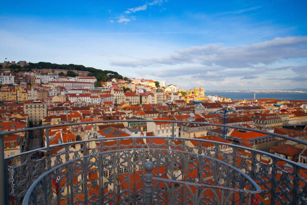 istock View from the top of the Santa Justa elevator 883706572