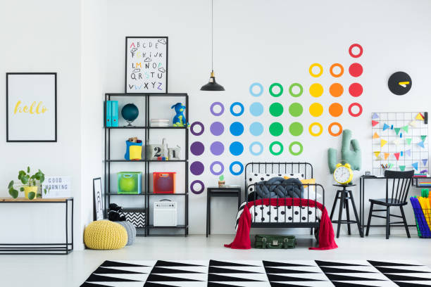 istock Kid's colorful room 883755286