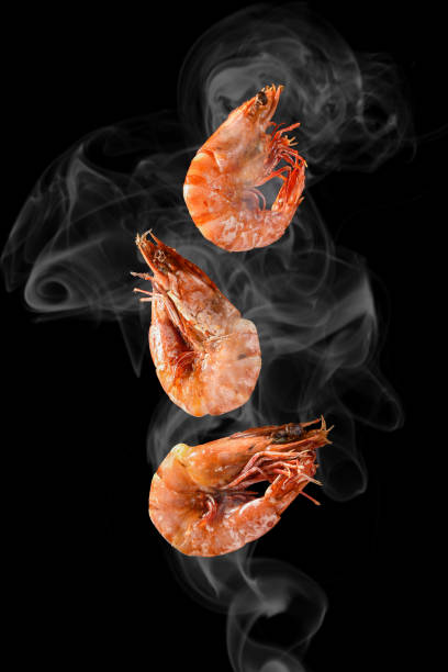 istock Grill Shrimp BBQ style,ingredient set in black backgrount 883761856