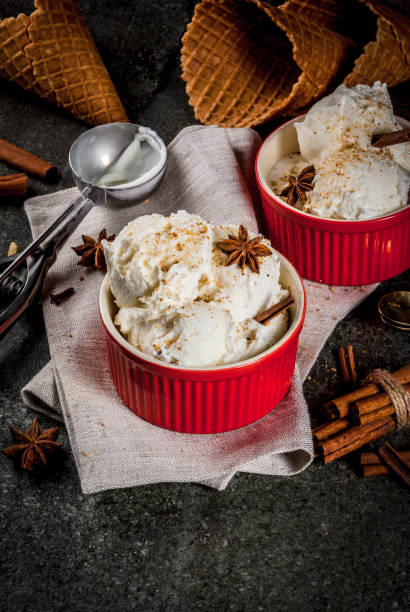 istock Homemade Eggnog Ice Cream 883788524