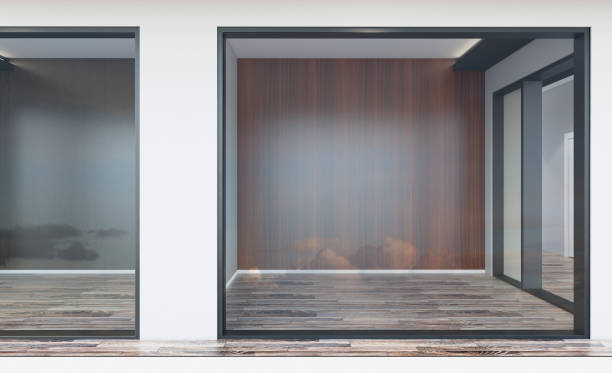 istock Modern office Cabinet. Meeting room. 3D rendering. 883789256