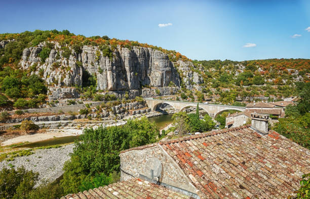 istock The bridge over the River Ardeche 883808696