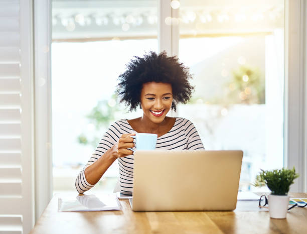 istock I love the fact that I'm working from home 883852176