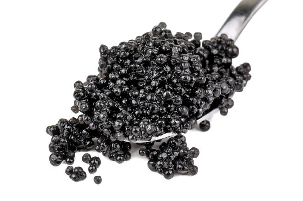 istock heap of black caviar 883867670