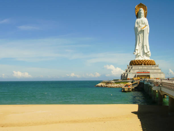 istock Sanya nanshan sea guanyin 883920548