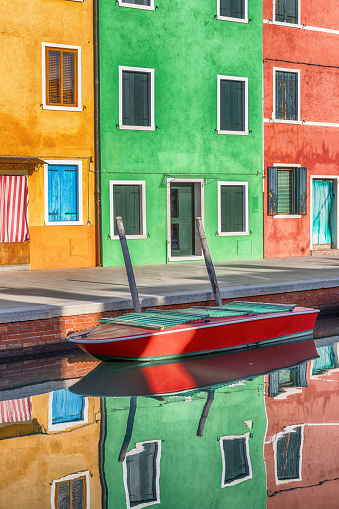 Burano is an island in the Venetian Lagoon, northern Italy.