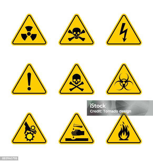 Highquality Detailed Warning Sign Vector Illustration Precisely Designed Stock Illustration - Download Image Now