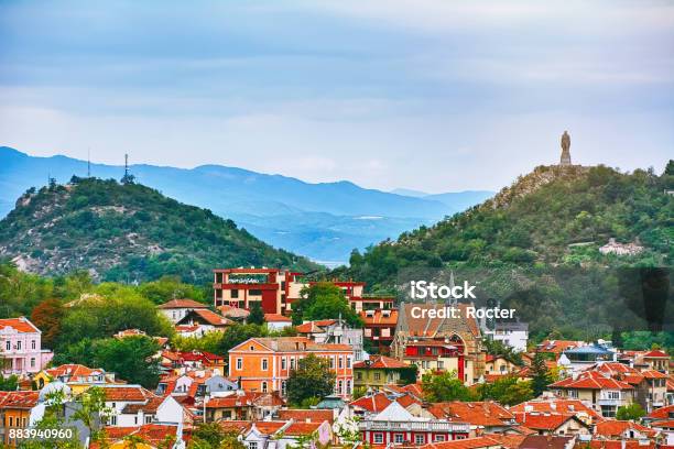 Veduta Di Plovdiv - Fotografie stock e altre immagini di Filippopoli - Filippopoli, Bulgaria, Centro storico