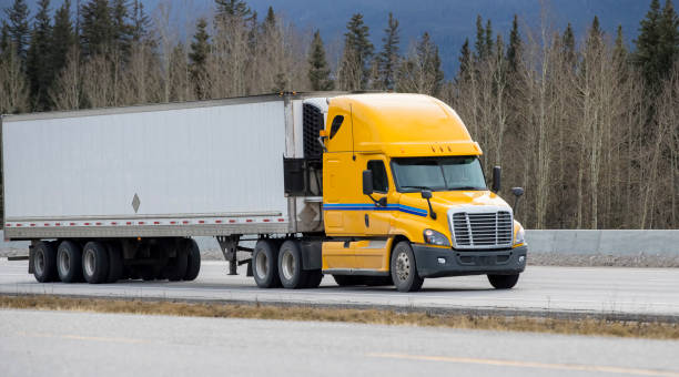 istock Heavy Cargo on the Road 883946216