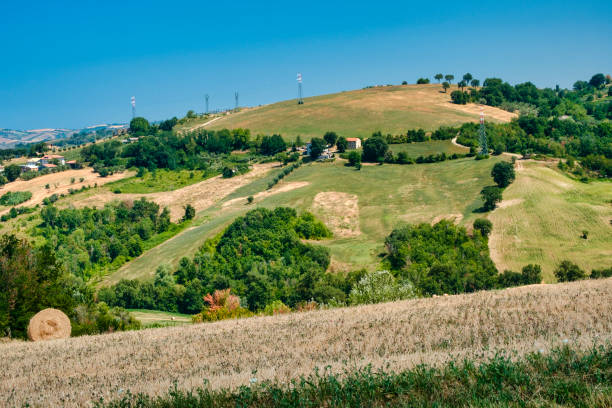 istock Landscape near Ascoli Piceno at summer 883957940