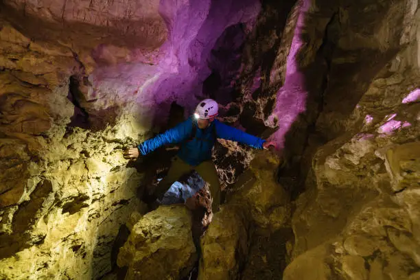 Photo of Exploring Underground Caves Spelunking