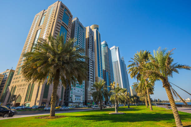 istock Sharjah - third largest and most populous city in UAE 883964732