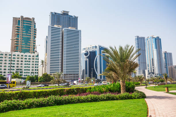 istock Sharjah - third largest and most populous city in UAE 883964842