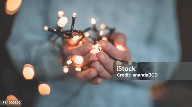 Christmas Stock Photo - Download Image Now - Christmas Lights, Lighting Equipment, Christmas