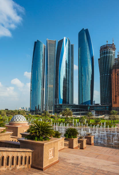 istock Skyscrapers in Abu Dhabi, UAE 884007352
