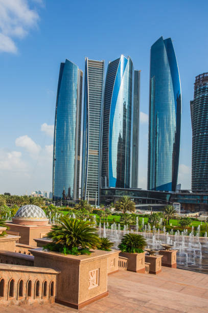 istock Skyscrapers in Abu Dhabi, UAE 884007368