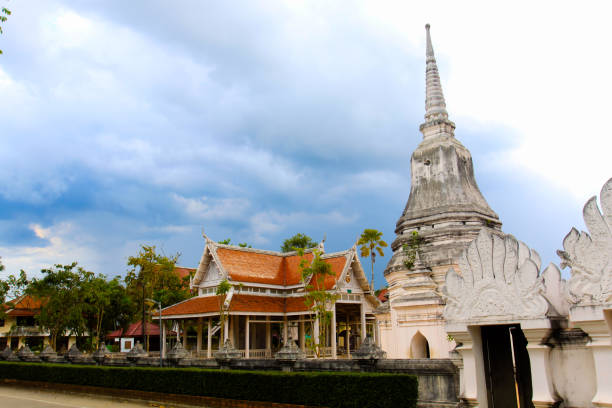 istock beautiful history architecture building temple in south thailand 884007402