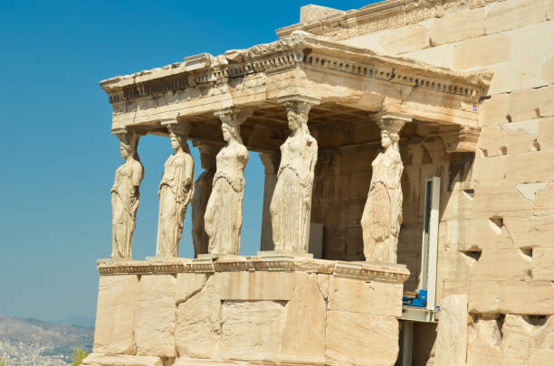 istock parthenon in Athens greece ancient monuments caryatids 884019284