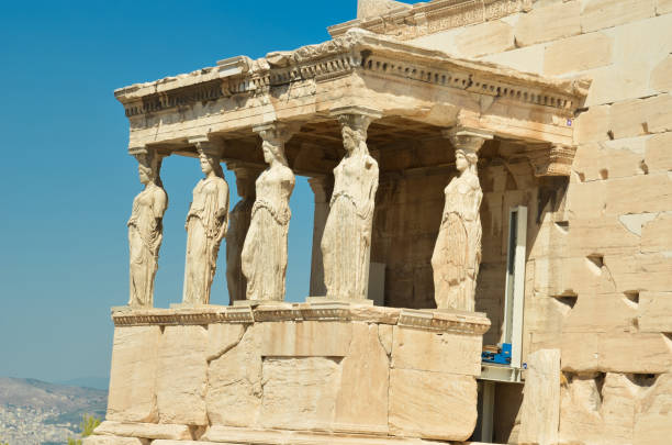 istock parthenon in Athens greece ancient monuments caryatids 884019760