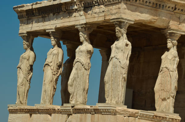 istock parthenon in Athens greece ancient monuments caryatids 884022646