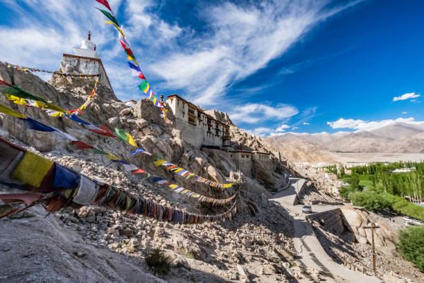 istock Landscape around Shey Monastery in Ladakh, India 884022688