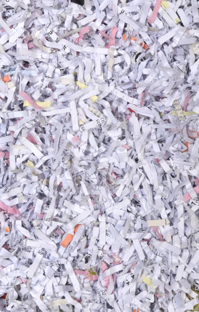 istock inside of a paper recycling container 884028822