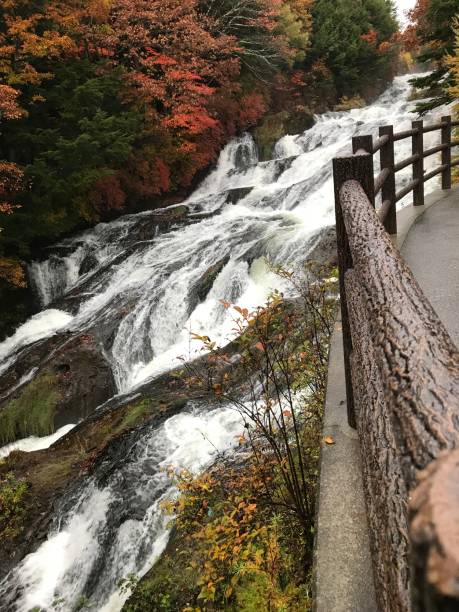 istock Ryuzu falls in autumn. 884038504