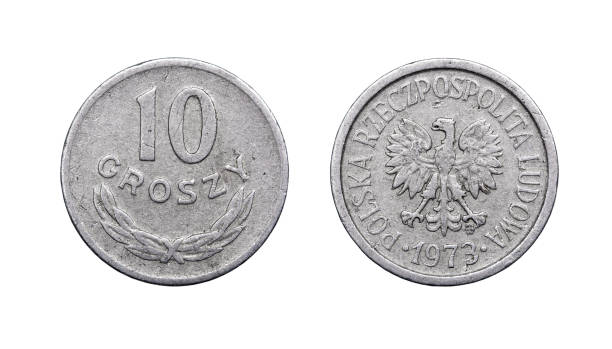istock Coin 10 pennies, Poland, 1973 884042036