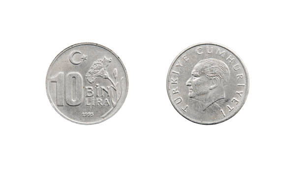 istock Coin 10 000 lira. Turkey 884042130