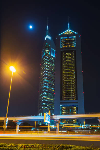 istock Modern skyscrapers, Sheikh zayed road 884047506