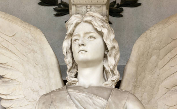 istock Marble Statue of an Angel 884048488