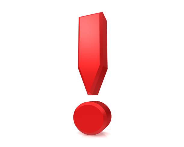 istock exclamation point mark 3d red advice sign instruction symbol warning and danger icon isolated on white 884048606