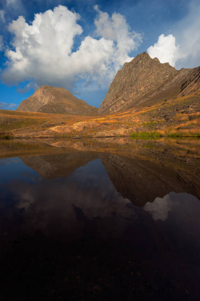 istock Mountain lake at Caucasus, Georgia 884051232