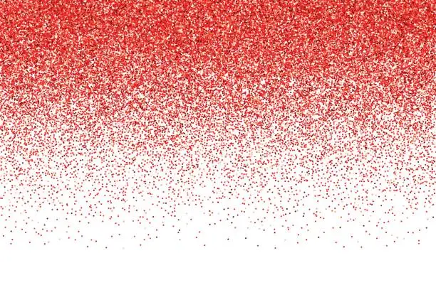 Vector illustration of Red vector glitter gradient background