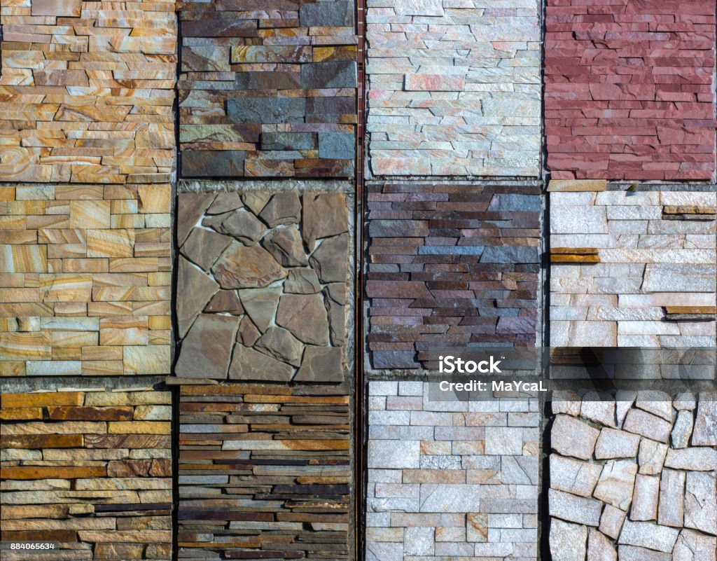 Tile View Samples Various Decorative Tiles And Natural Stone Samples Stock Photo ...