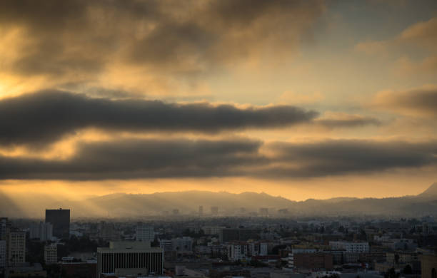 istock Central Los Angeles Cityscape 884069640