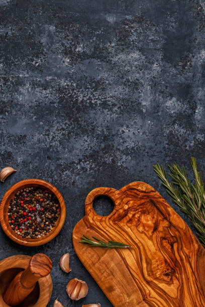 istock Cutting board and spice for cooking 884085874