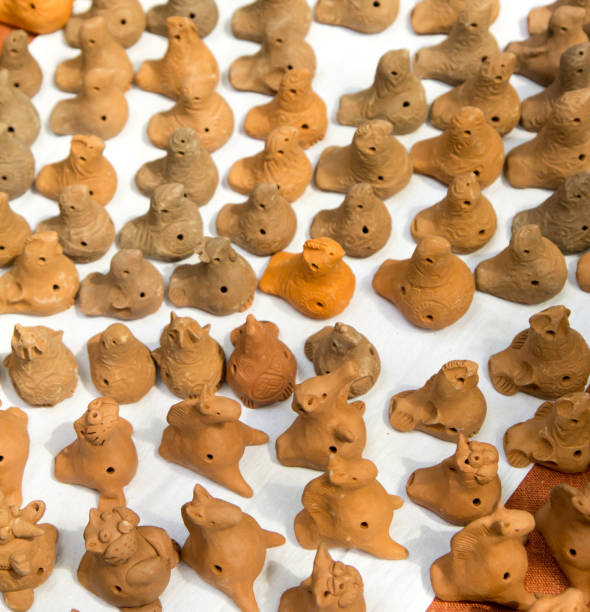 istock Clay whistles toys 884092276