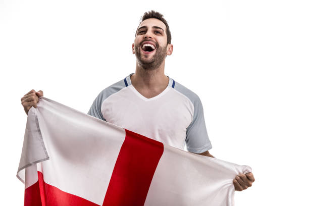istock England Soccer fan celebrating 884095520