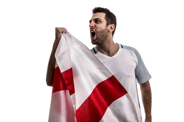 istock England Soccer fan celebrating 884095534