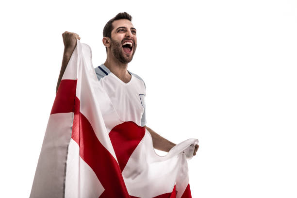 istock England Soccer fan celebrating 884095580