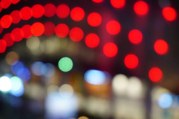 istock Xmas new year winter blurred lights illustration background 884102362